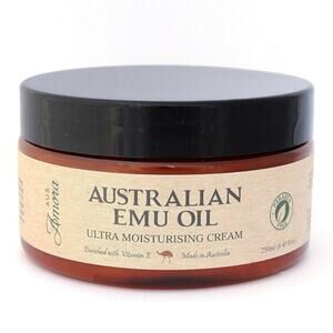 Amora Australian Emu Oil Cream 250ml (8.45 oz) | Vitamin E, Paraben-Free NEW
